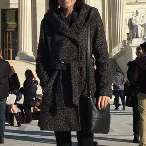 LIKE NEW Charcoal Oversized Coat